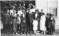 The wedding of Edna Kerr and Charles McArthur, 3rd & 4th from left in the front row