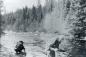 Panning for gold in Rock Creek