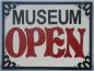 Pitt Meadows Museum & Archives Open Sign