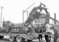 'Pitt Polder Special' ditcher being loaded for the first time onto a truck.