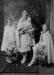 May Queen Violet Lunn. Attendants Jean Smith and Rita Lewis.