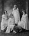 Queen Adeline Nelson. Attendants Shirley Guest and Beatrice Mercier. Crown bearer Anne Ostergard.