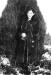 Eldest daugher Bertha Huble (ca. 1932), wearing a fur coat possibly made for Annie in 1915
