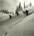 Skiers on the summit of Mt. Revelstoke