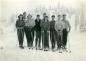 Ski school group on top of Mt. Revelstoke