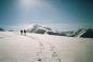 Backcountry skiing at Rogers Pass