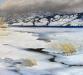 Adams' pastel, "Winter Shoreline"