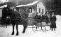 Katherine Blackman, Betty Cox, Mrs. Minnard and Mrs. Couture outside Swift Creek station