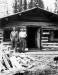 Bill Atkins and Ole Zackarson at Cedarside cabin