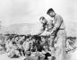 Prisoners of war camp. Kate visits Korea in 1952.