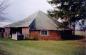 The octagonal implement shed.