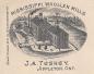 Mississippi Woollen Mills, J.A. Teskey