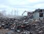 "Demolishing the Buildings" Appleton Woollen Mill, photo by Alison Ball