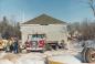 Moving Appleton Community Hall, photo by Irene Thompson