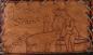 'A Table Spoon  Arnprior' (Leather Postcard)
