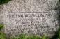 Memorial Stone, Old Pioneer Cemetery - Summer