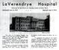 La Verendrye Hospital 1941