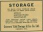 Growers' Cold Storage and Ice Company Ltd. Advertisement