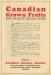Canadian Grown Fruits - Advertisement for the Aylmer Company