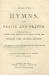 Inside cover of hymn book printed for use at Grimsby Park