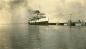 Macassa docking at Grimsby Beach Pier.