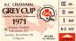 1971 Grey Cup game ticket.