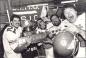 McGill players celebrating with the Vanier Cup.