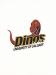 The Calgary Dinos logo.