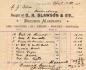 A bill of sale for cheese making supplies from C.H. Slawson & Co.
