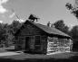 The log school, typical of the earliest schools in King Township