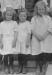 Detail of Kinghorn school class of circa 1896. Girls in white (dimity cotton) dresses.