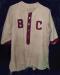 Bennie's Corners Baseball team jersey. Manufactured at the Rosamond Woolen Mill in Almonte.