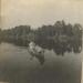Kate Young paddles her canoe on the Mississippi River.