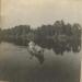 Kate Young paddles her canoe on the Mississippi River.