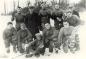 An Almonte Hockey team takes a time out from an outdoor game to pose.