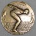 ICAA Swiming Championship Medallion, bronze. Designed by R. Tait McKenzie.