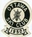 Ottawa Ski Club badge, 1950 