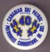 This is a fundraising button for the CSPS.  It is a 40t anniversary button from 1981.