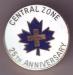 This is a CSPS Central Zone 25th anniversary pin. It was owned by Dr. Douglas Firth.