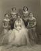Barb Earle with her attendants on her wedding day. 