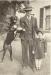 Betty Hinton with her dad and their Great Dane Bruno.