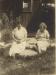 Arlene Petrany's mother Zelda, seated on the right and an unknown woman.