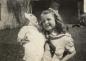 Arlene Petrany at three years of age with her doll.