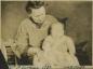 Bill Walton on the lap of his mother, Margaret Edith Walton.