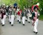 The Crown Forces of Upper Canada, Corps of Drums, led by Drum major Ross Flowers.