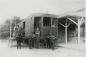 Workmen of Radial freight car.