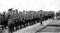 Lake Superior Regiment troops on the rail platform