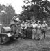 Lieutenant R. Styffe instructs soldiers on the Universial or "Bren" Carrier