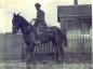 Gordon Lee, on horseback
