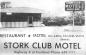 Stork Club Motel ad